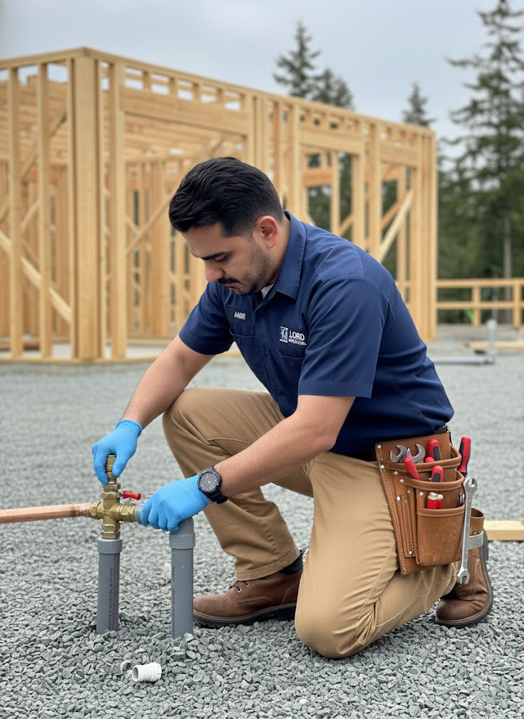 Lord Mechanical senior plumbing technician at work